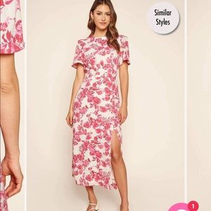 ANTOINETTE FLORAL BLOOM MIDI DRESS